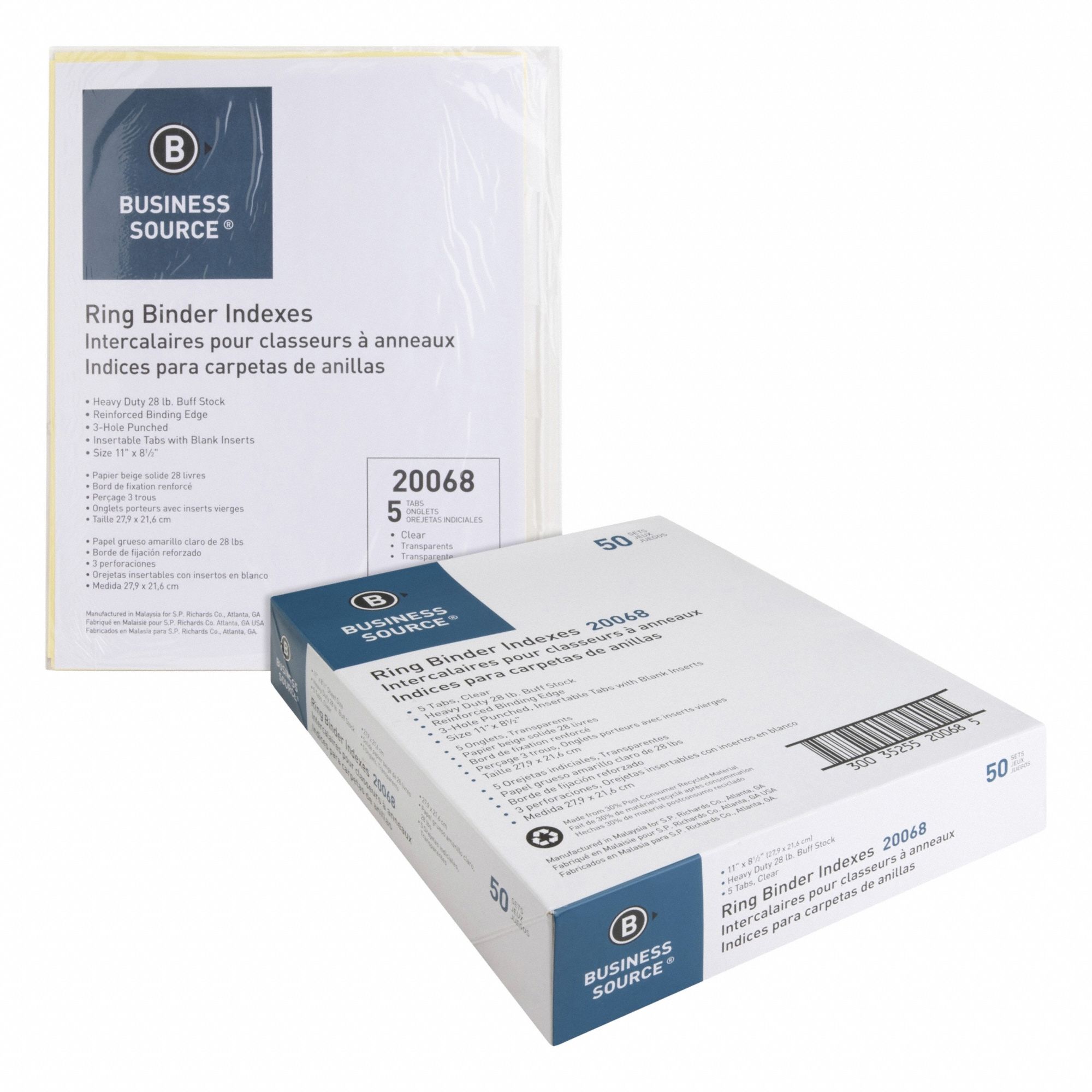 Index Tabs Paper Clear PK50