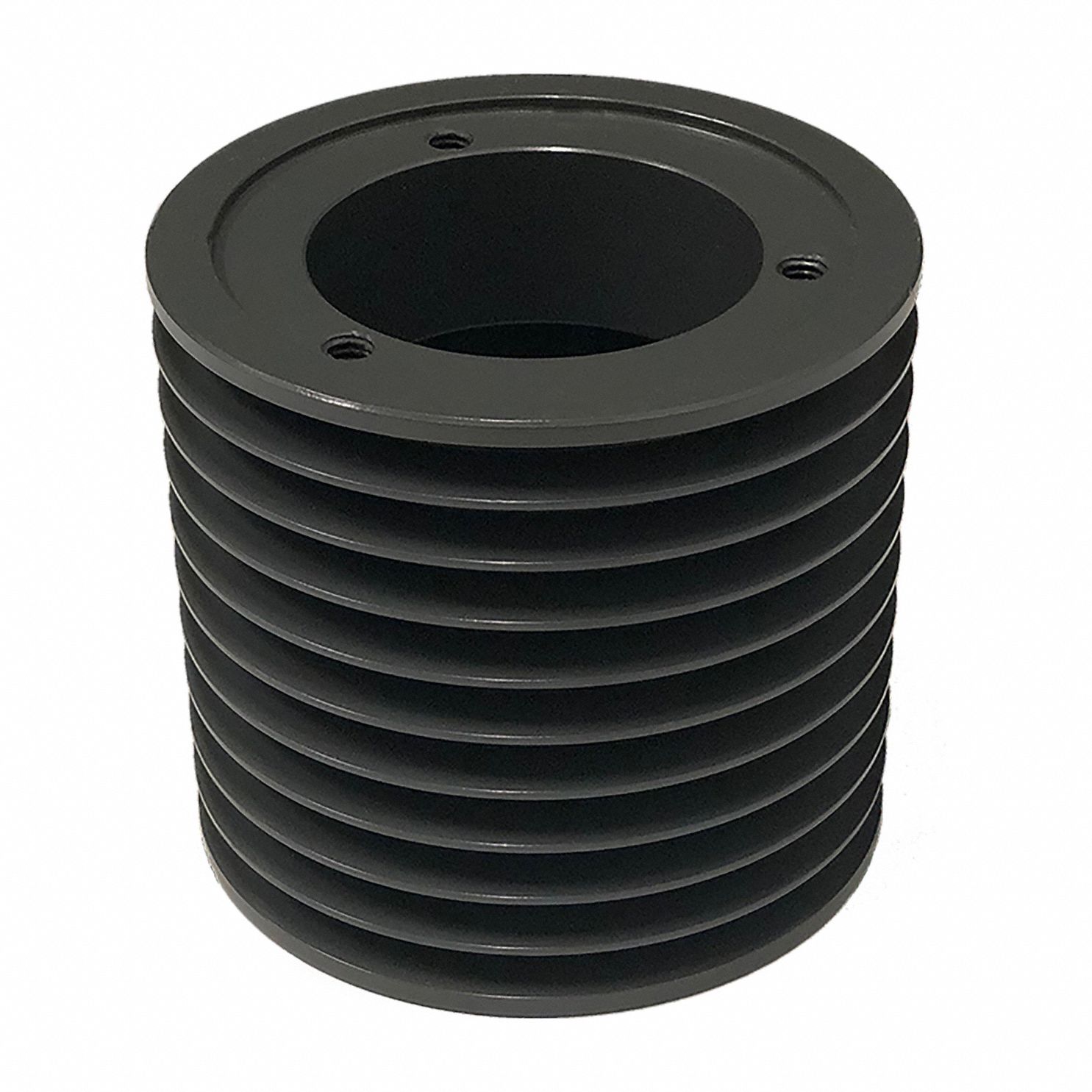 V-Belt Pulley: 3V1060, 10 Groove, 10.6 in OD, Bushed Bore, E, Quick Detachable