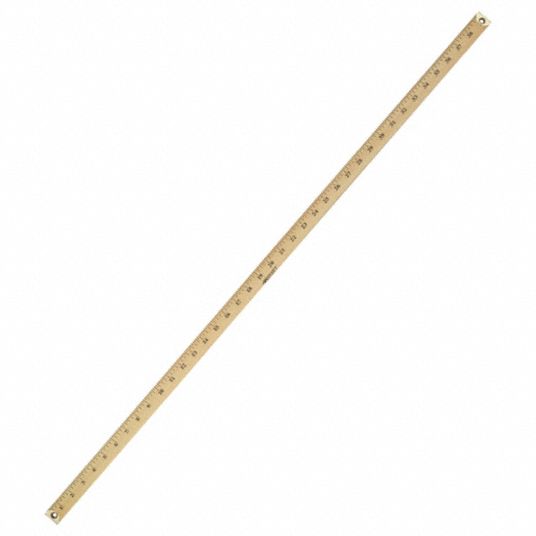 Meter Stick, Double-Sided Hardwood Metric Meter Stick with