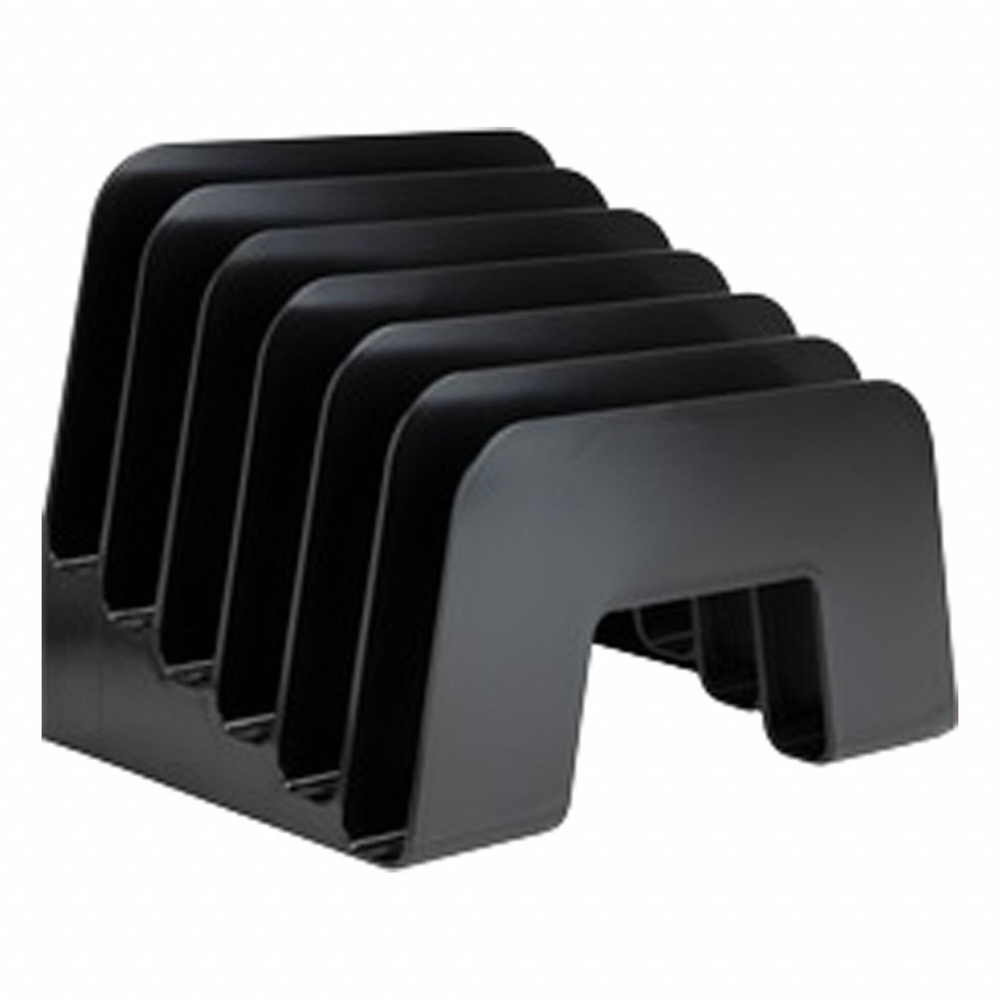 Desk Tray Black Plastic