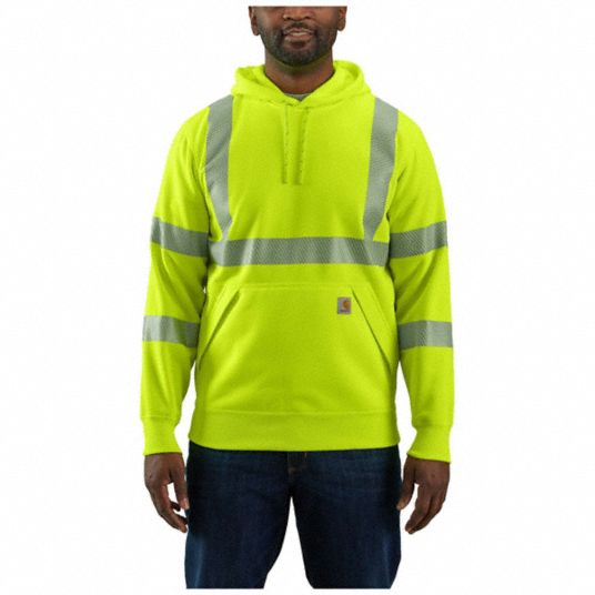 CARHARTT ANSI Class 3 Horizontal High Visibility Hooded