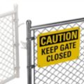 Perimeter Safety Signs For Gates