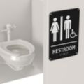 Restroom & Restroom Etiquette Signs