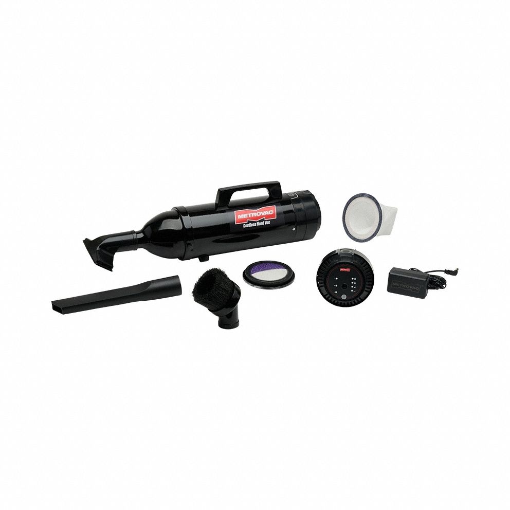 Handheld Vacuum: 80 cfm Air Flow, 3 lb Wt, 80 dB Sound Level, 1/8 gal Vacuum Capacity, HEPA