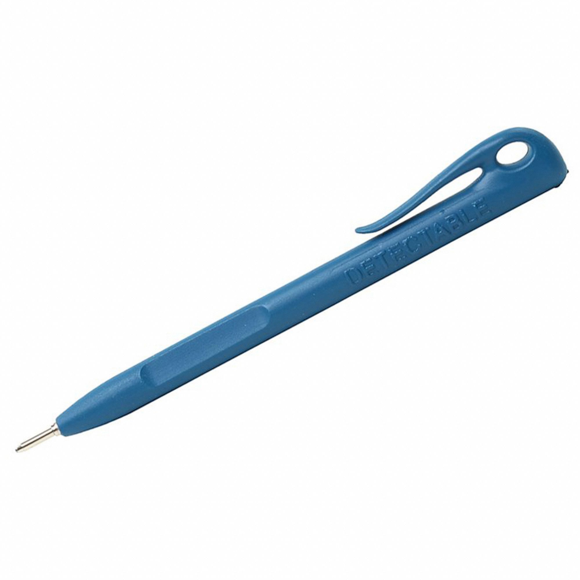 DETECTAMET, INC., Polymer, Triangular, Metal Detectable Elephant Stick Pen  - 52HU65