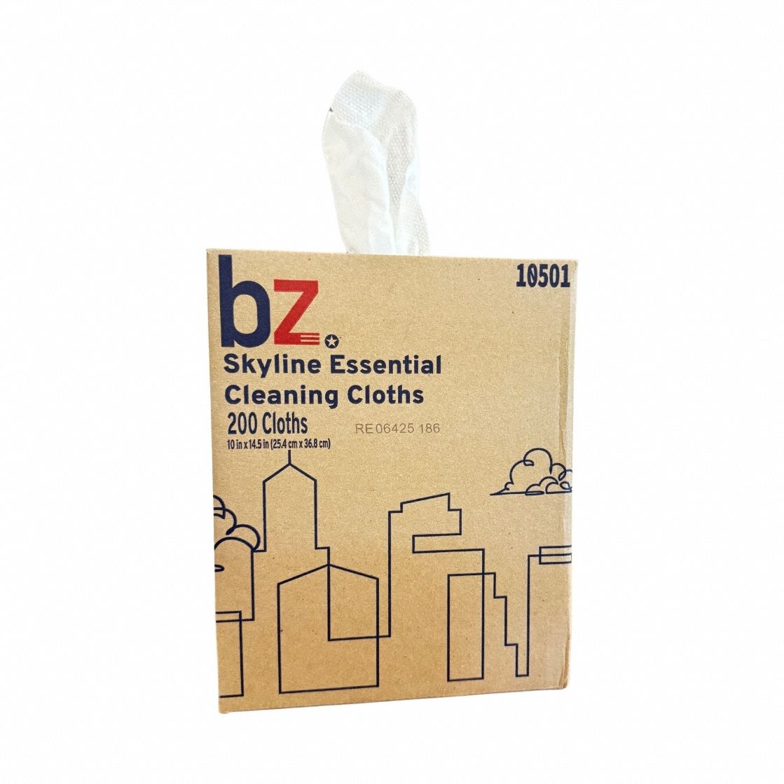 Cleaning Wipes 1/4 Fold White