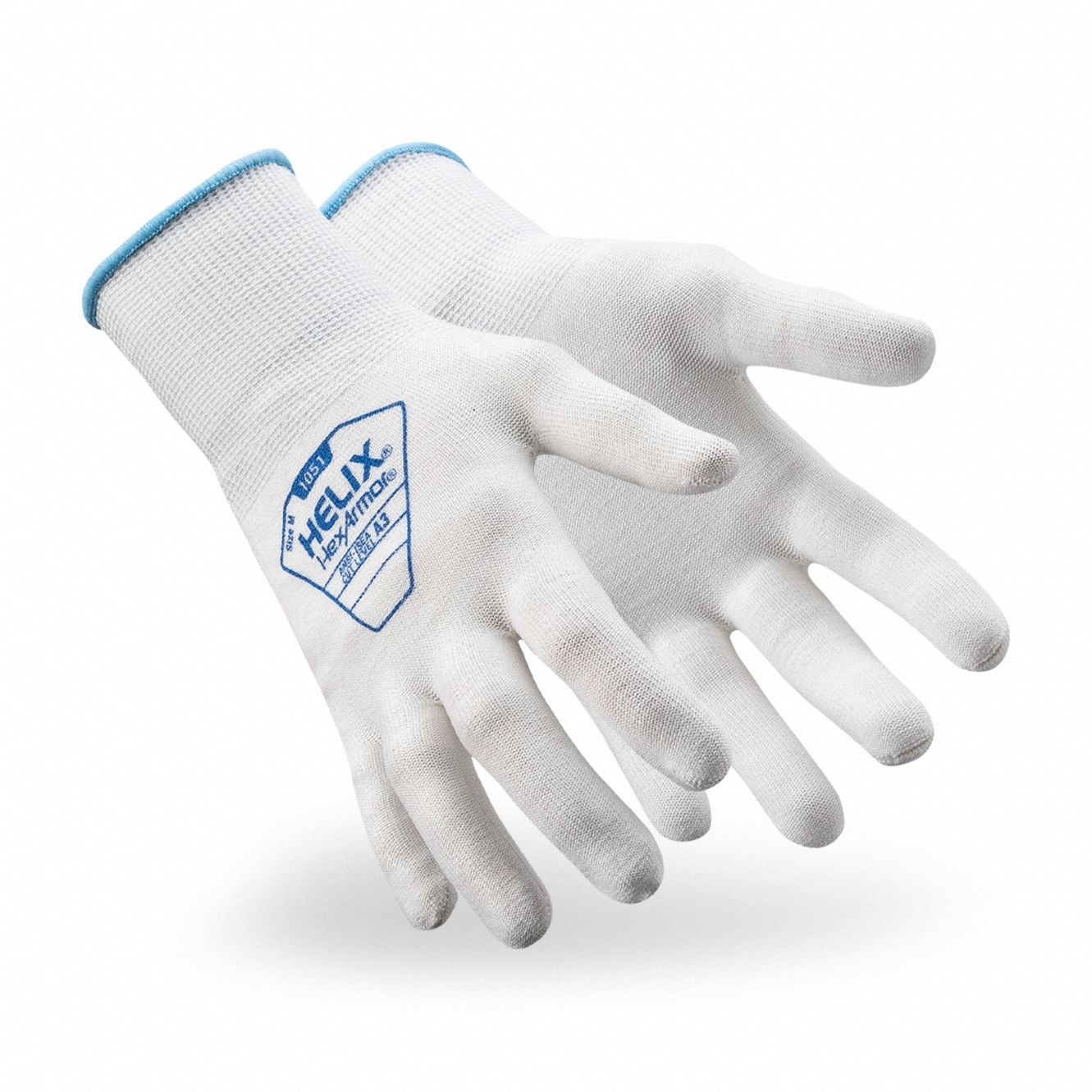 Knit Gloves: 2XL ( 11 ), ANSI Cut Level A3, Uncoated, Uncoated, Uncoated, 1 PR
