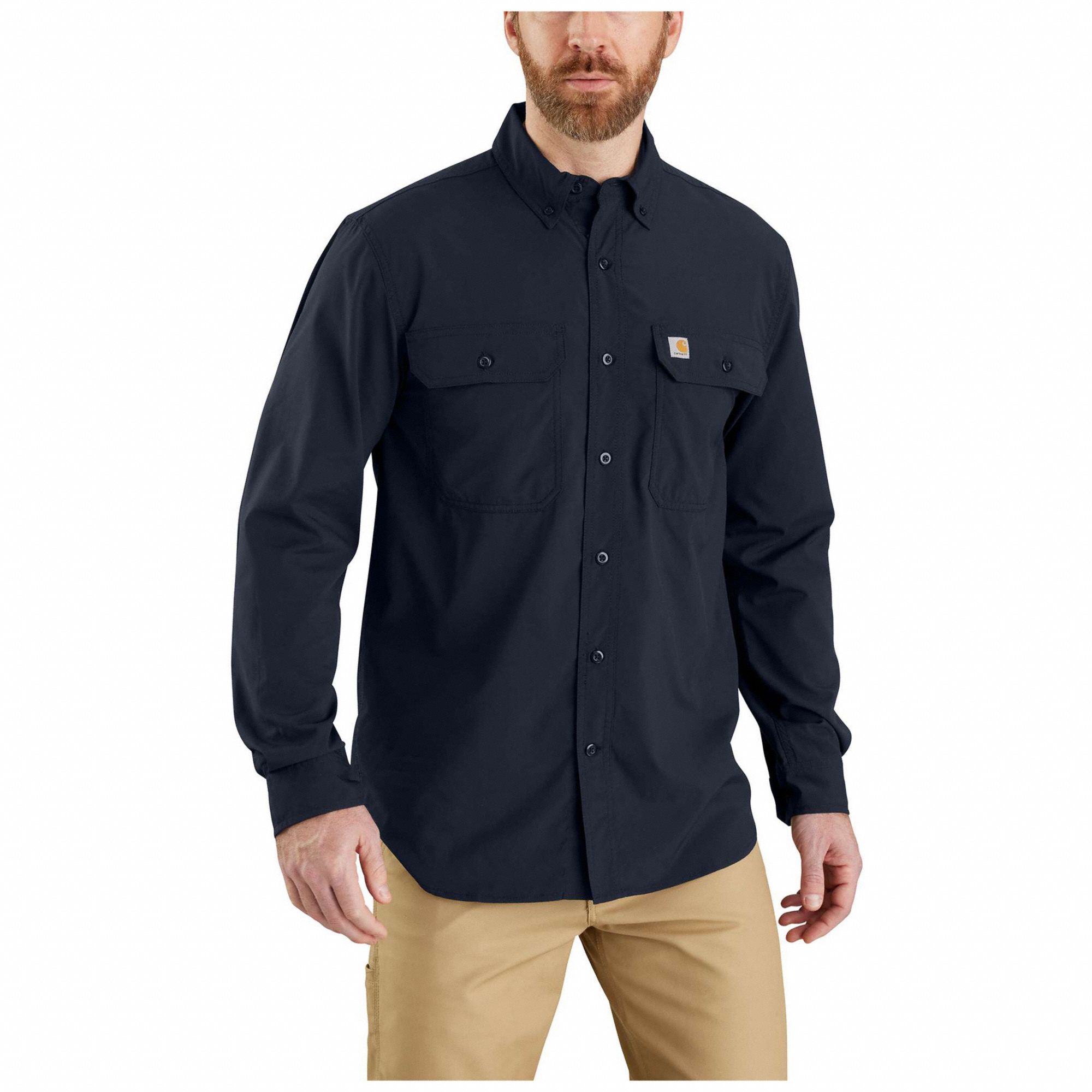 Long Sleeve Lightweight Button Down, 2XL