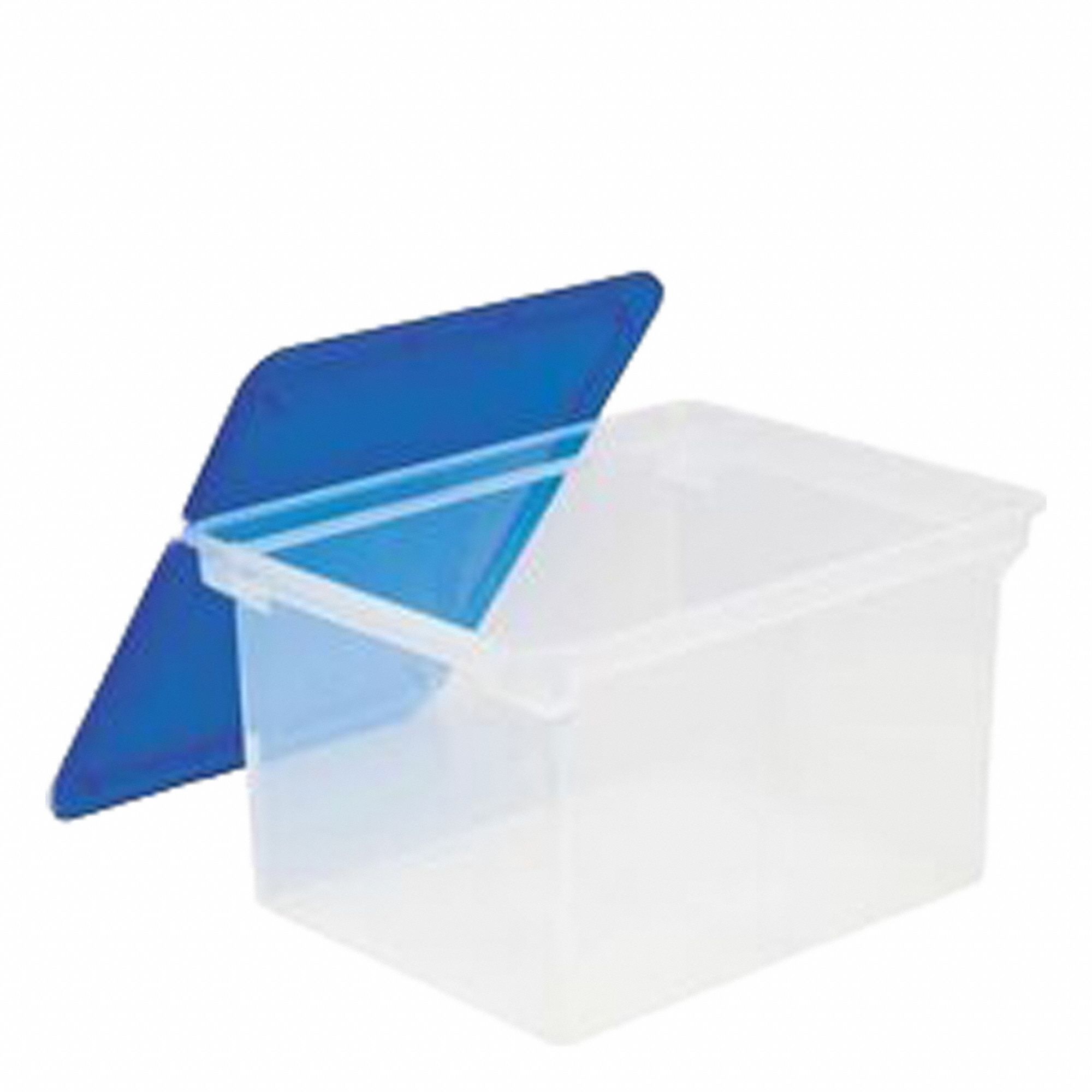 File Box Blue/Clear Plastic
