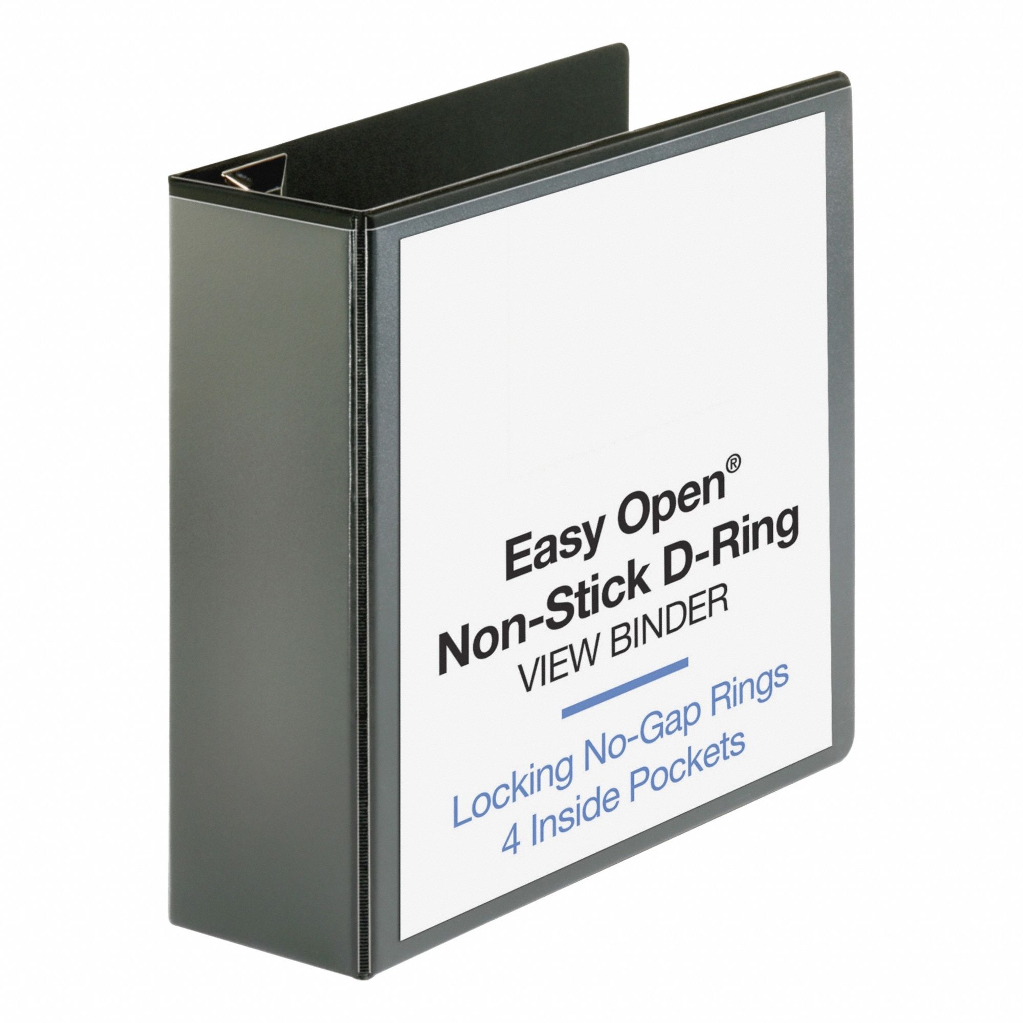 Ring Binder Black Clear Sleeve
