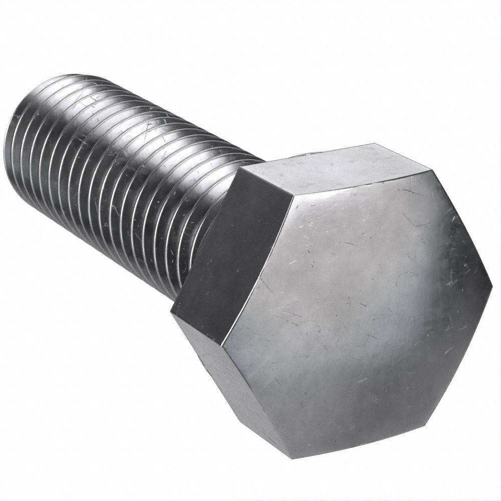 Stainless Steel Hex Cap Serrated Flange Bolt FT UNC #10-24 x 1-1/2" Qty 25 
