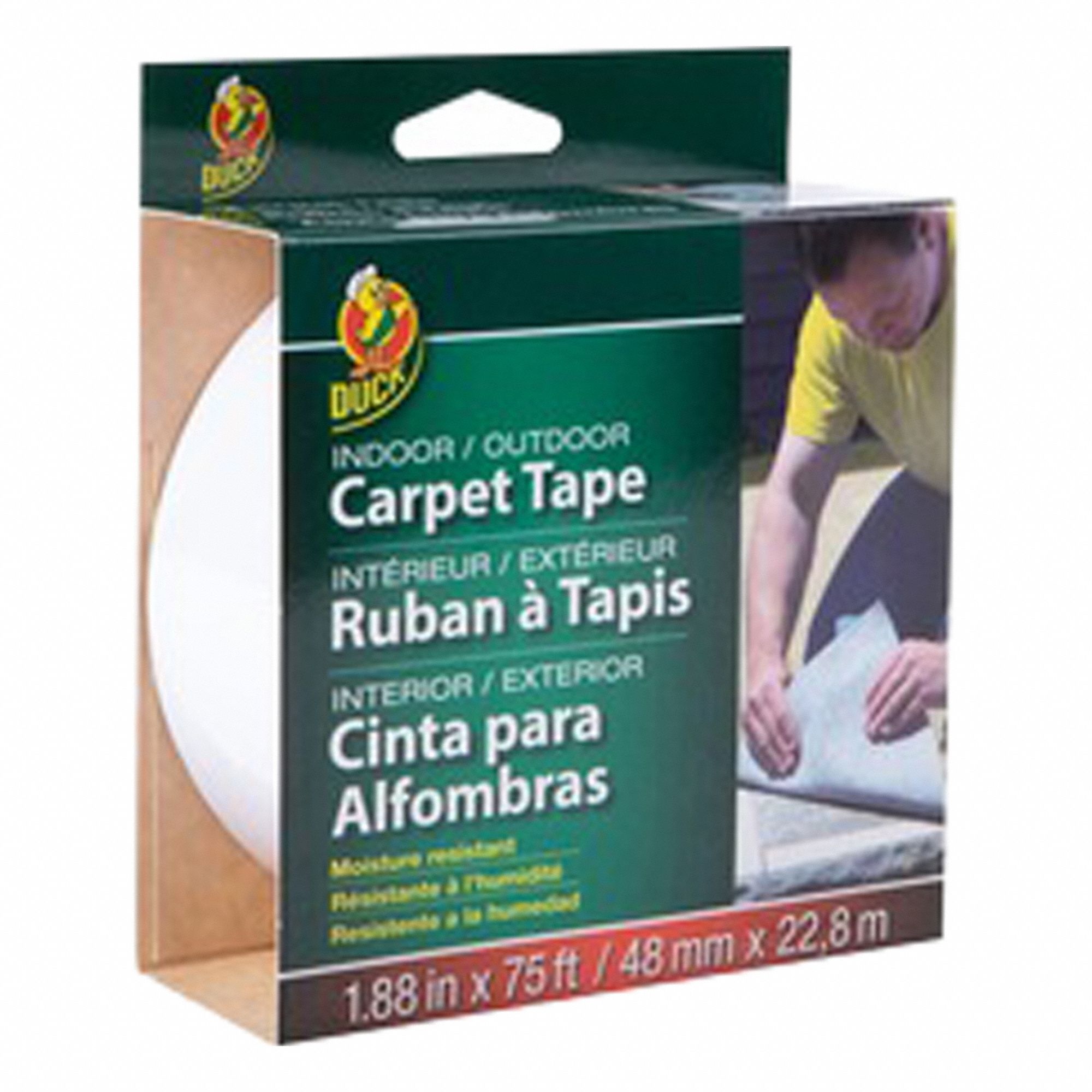 Duck(R) Indoor/Outdoor Carpet Tape Seaming, Holding, Carpet Installation, Repairs
