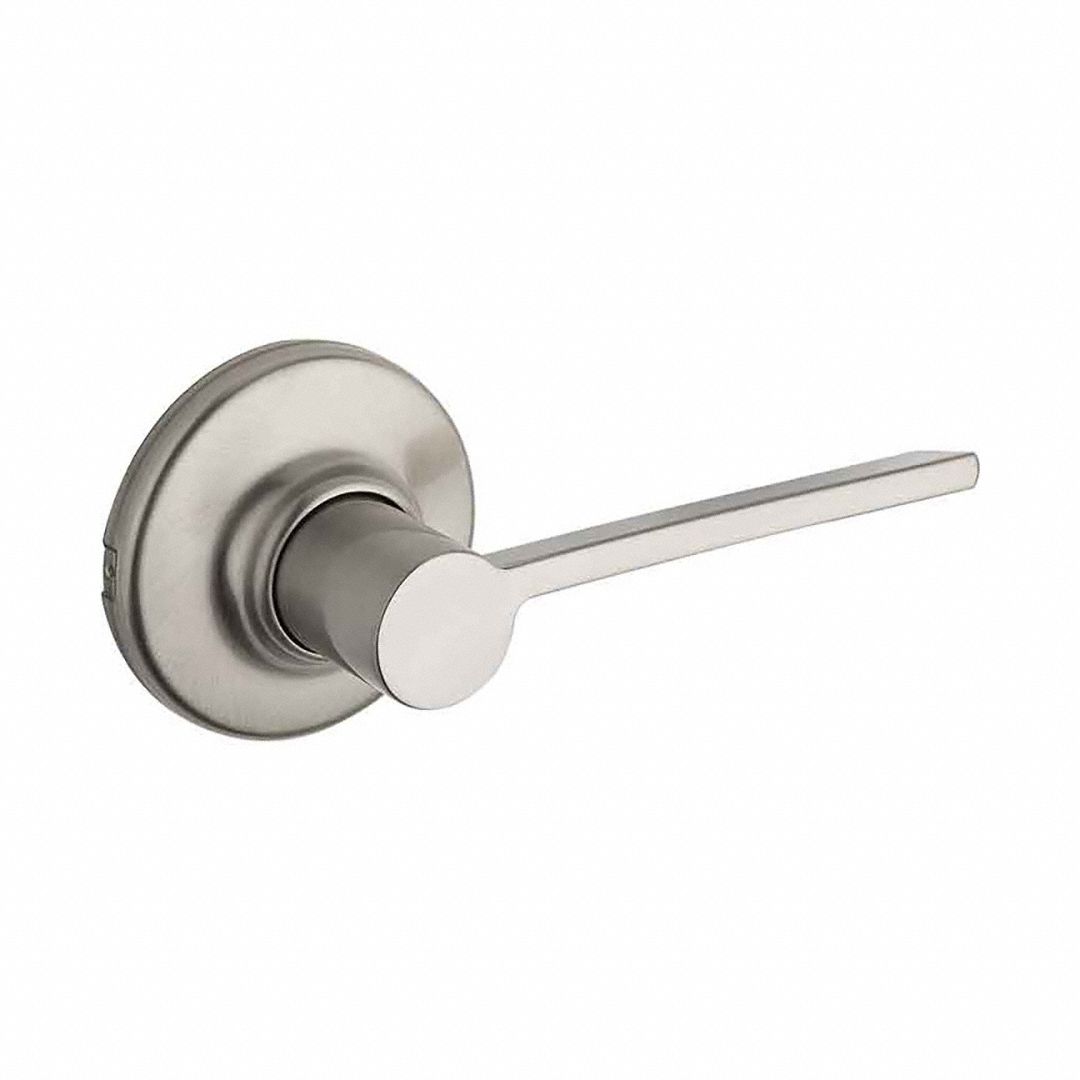 Door Lever Lockset: Passage Lever Locksets/Storeroom Lever Locksets, Nickel, ADA Compliant