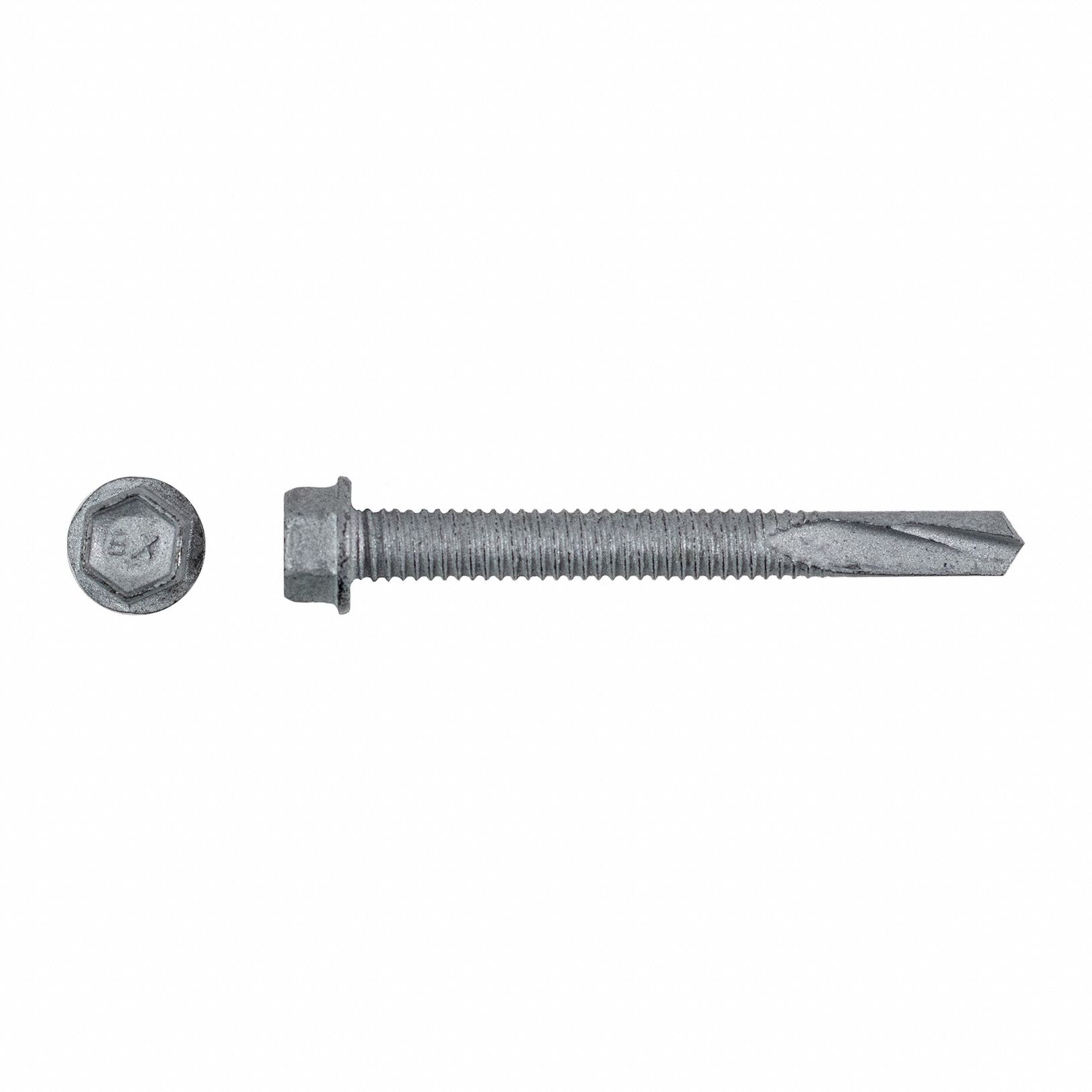 12 Size, 2 in Lg, Self-Drilling Screw - 36K166|1072000 - Grainger