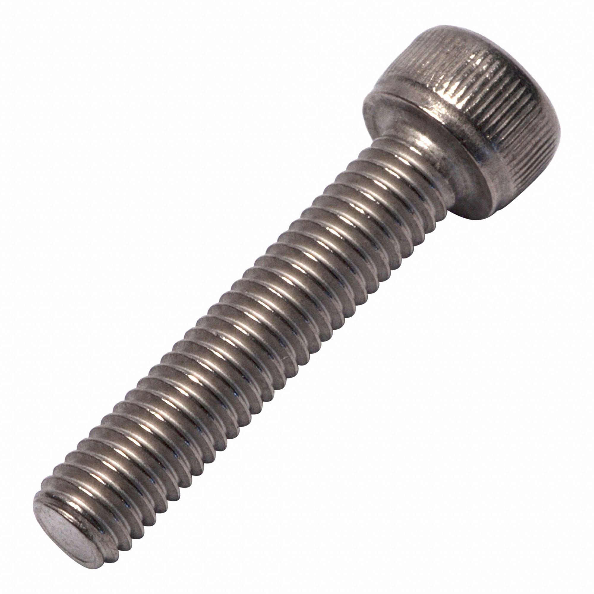 Socket Head Cap Screw: M5x0.80 Thread Size, 25 mm Lg, Std, Plain, Titanium, Grade 2, 5.2 mm Head Ht