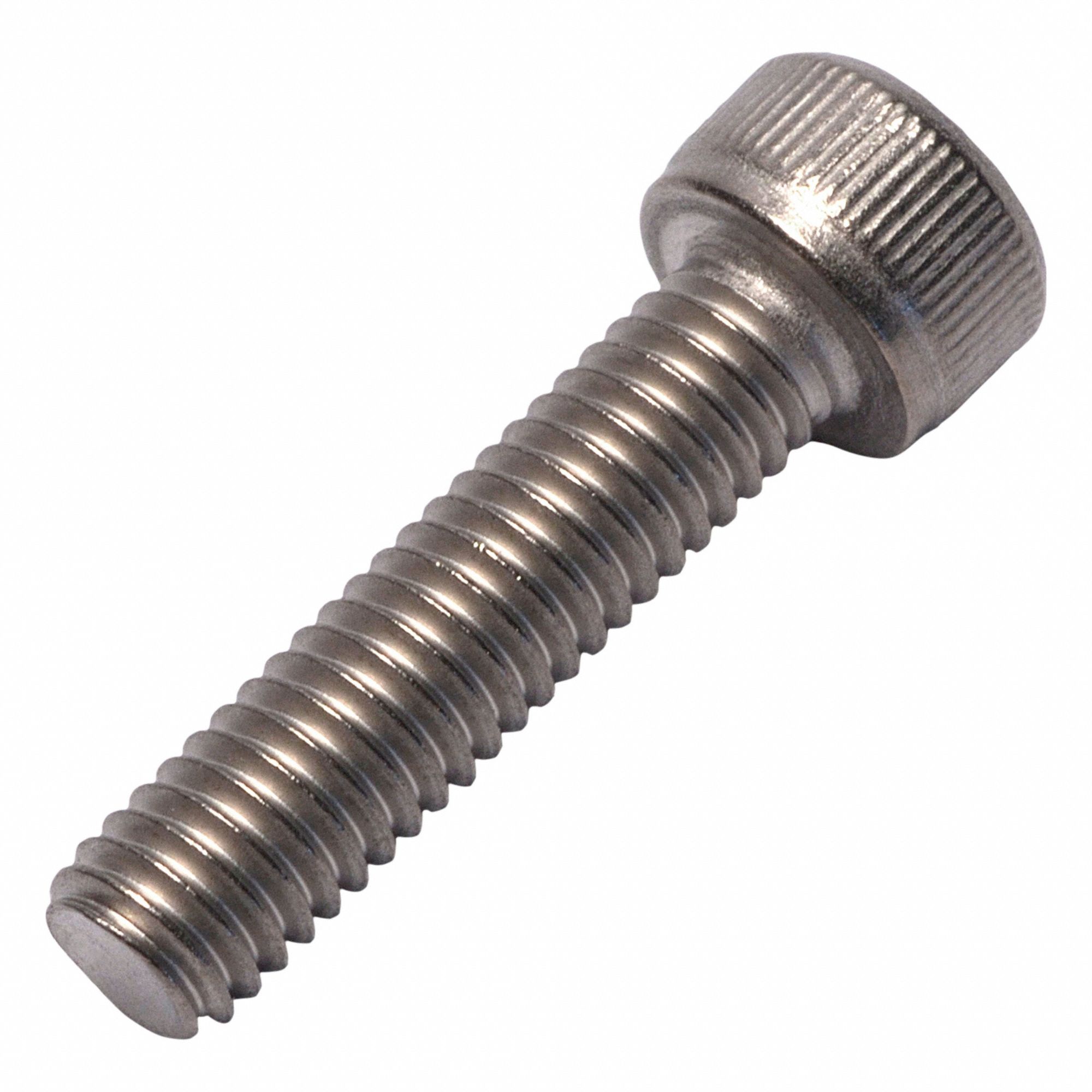 Socket Head Cap Screw: M6x1.00 Thread Size, 25 mm Lg, Std, Plain, Titanium, Grade 2, 6 mm Head Ht