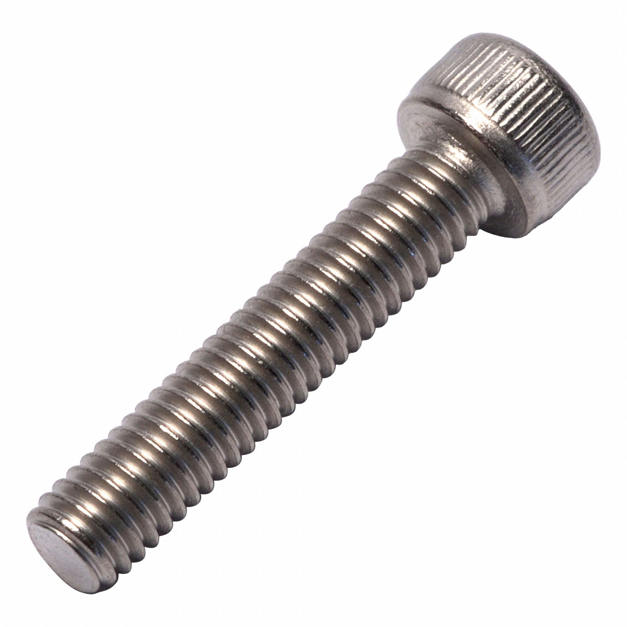 Socket Head Cap Screw: M6x1.00 Thread Size, 30 mm Lg, Std, Plain, Titanium, Grade 2, 6 mm Head Ht