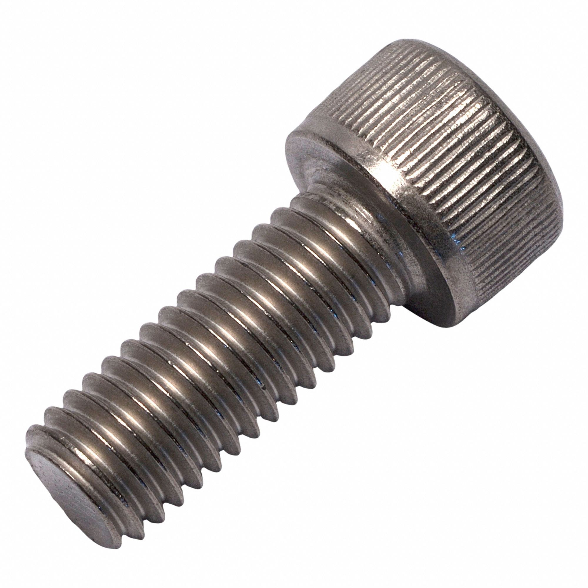 Socket Head Cap Screw: M8x1.25 Thread Size, 20 mm Lg, Std, Plain, Titanium, Grade 2, 8 mm Head Ht
