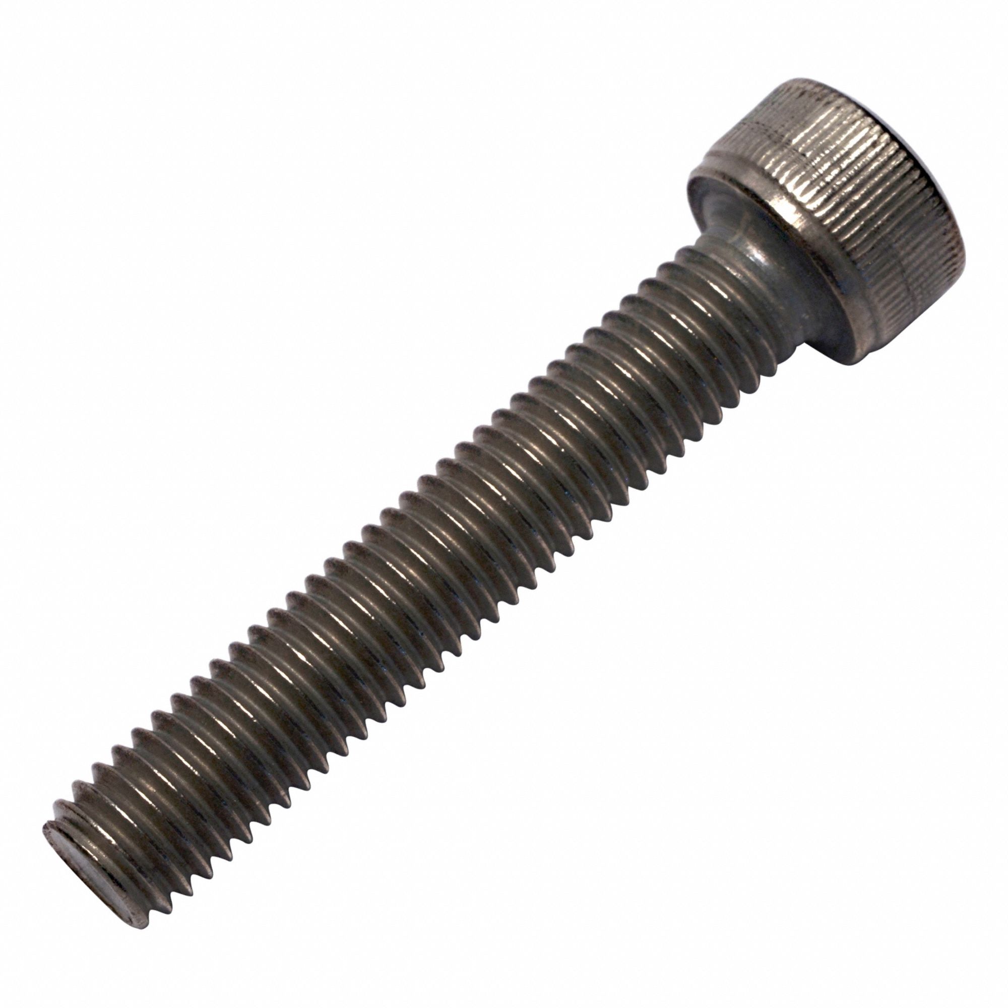 Socket Head Cap Screw: M8x1.25 Thread Size, 45 mm Lg, Std, Plain, Titanium, Grade 2, 8 mm Head Ht