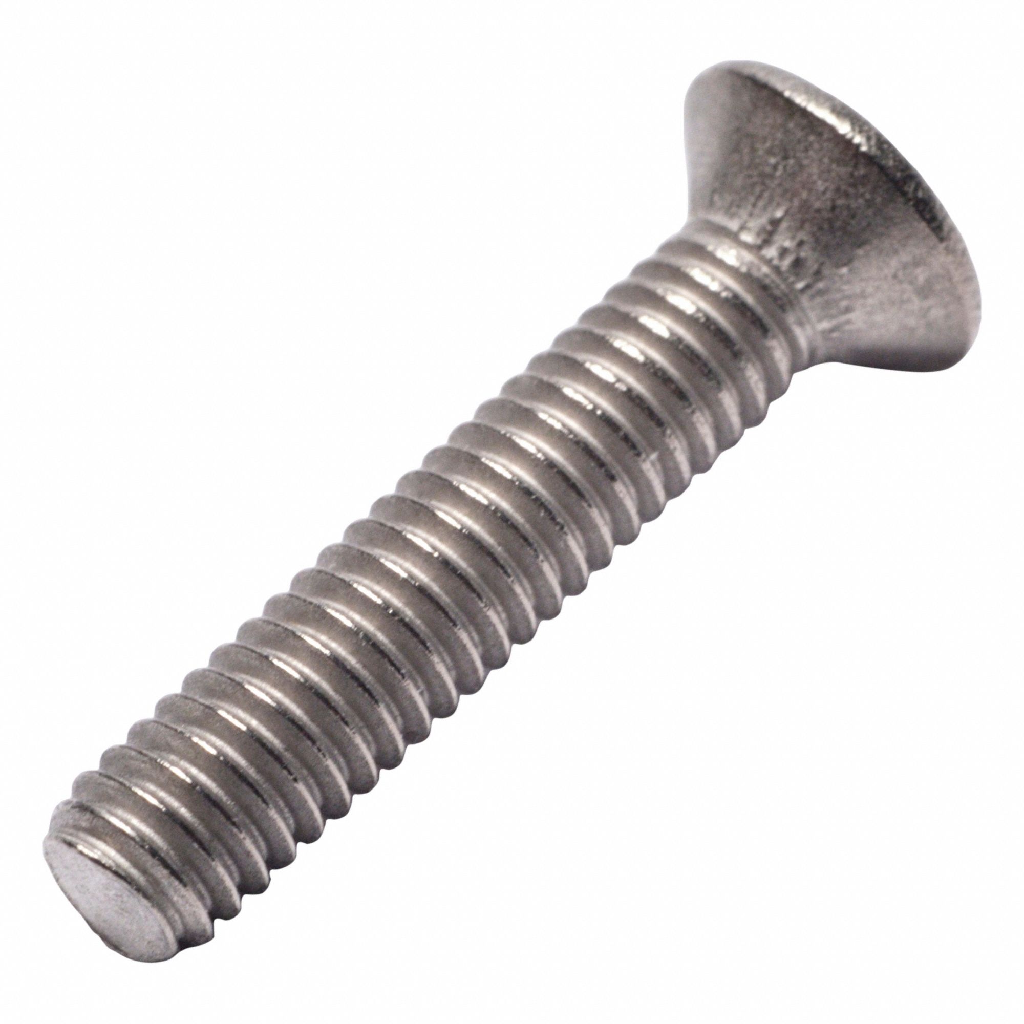 Machine Screw: M4x0.70 Thread Size, 20 mm Lg, Grade 2, Titanium, Plain, Flat, Phillips