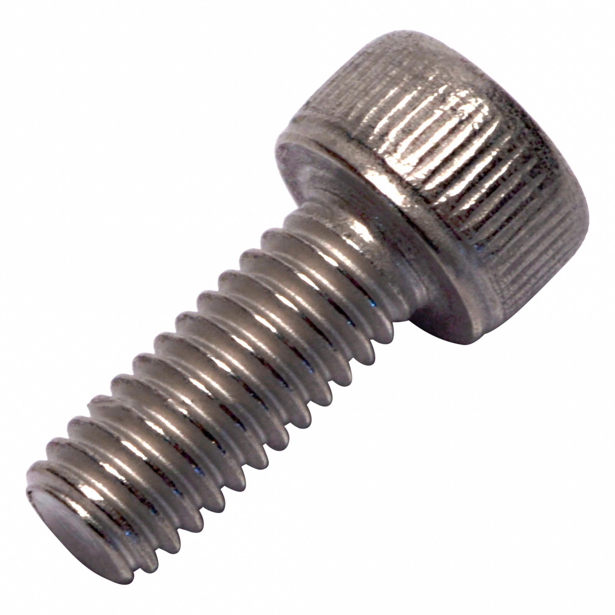 Socket Head Cap Screw: M4x0.70 Thread Size, 10 mm Lg, Std, Plain, Titanium, Grade 2, 4 mm Head Ht