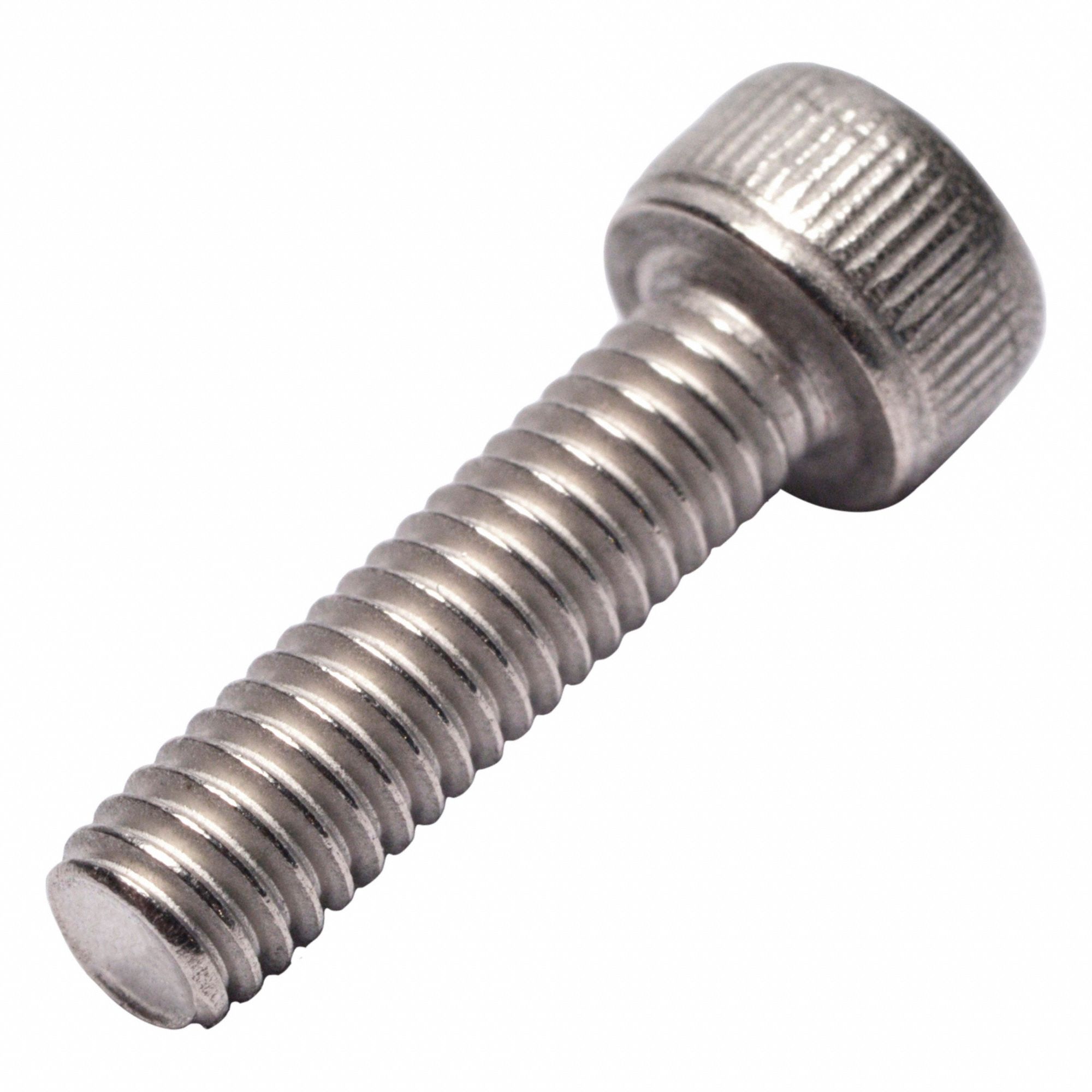 Socket Head Cap Screw: M4x0.70 Thread Size, 15 mm Lg, Std, Plain, Titanium, Grade 2, 4 mm Head Ht