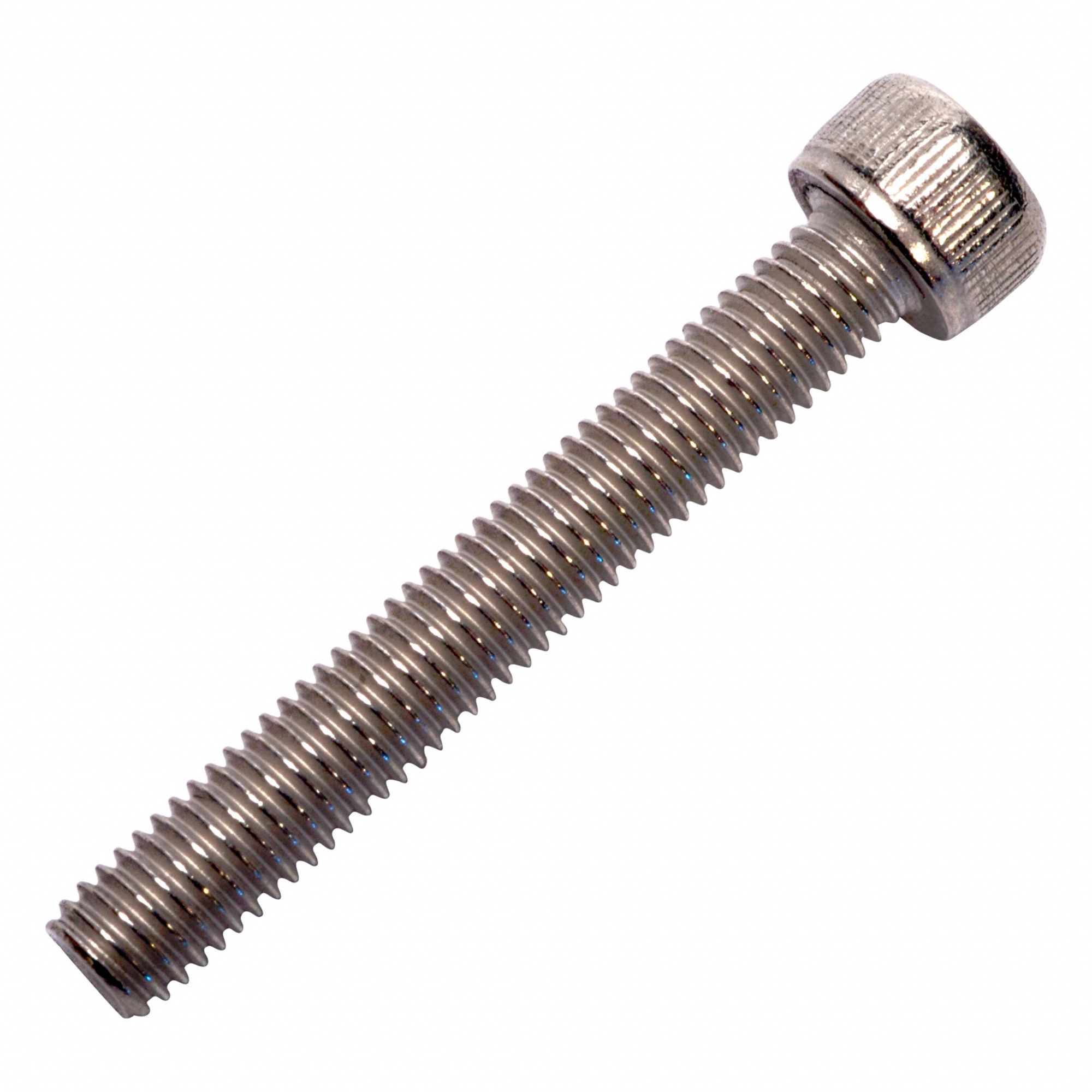 Socket Head Cap Screw: M5x0.80 Thread Size, 35 mm Lg, Std, Plain, Titanium, Grade 2, 4.99 mm Head Ht