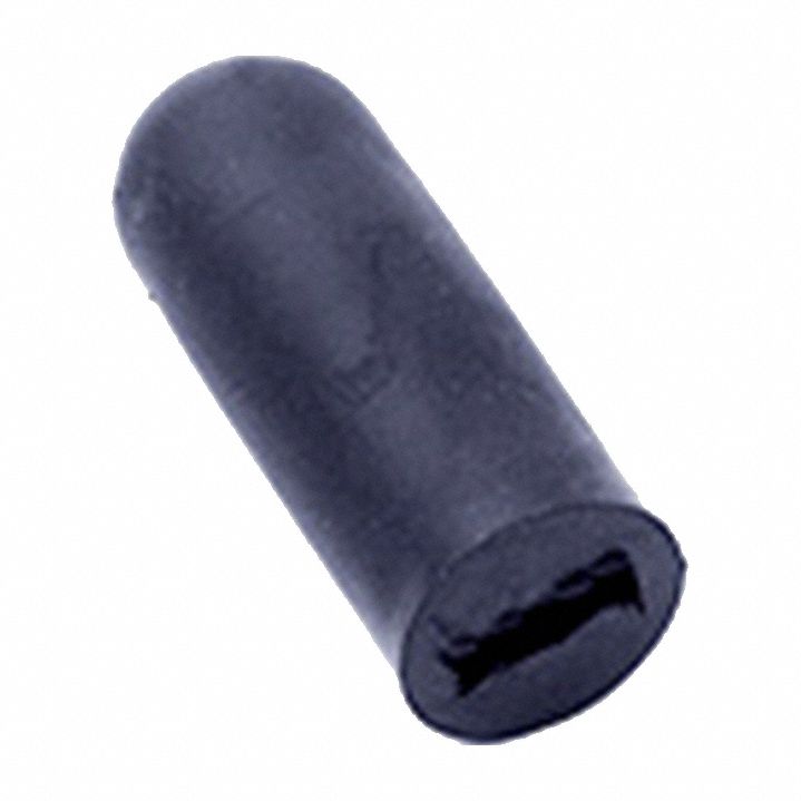 Rubber Tip: Invacare, Rubber, 2 in Overall Lg