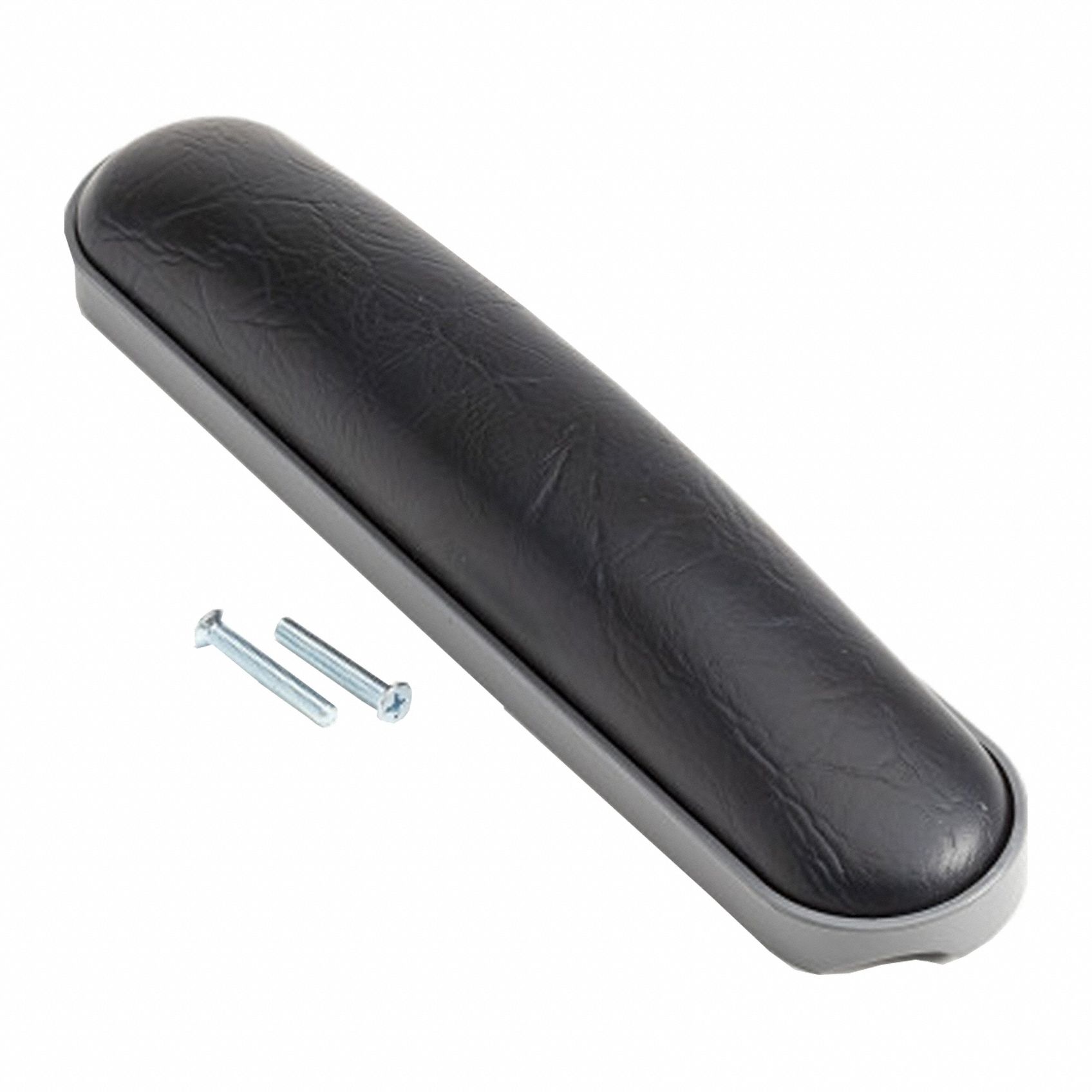 Wheelchair Upholstered Armrest Pad: Universal, Vinyl, 10 1/4 in Overall Lg, 2 in Overall Wd
