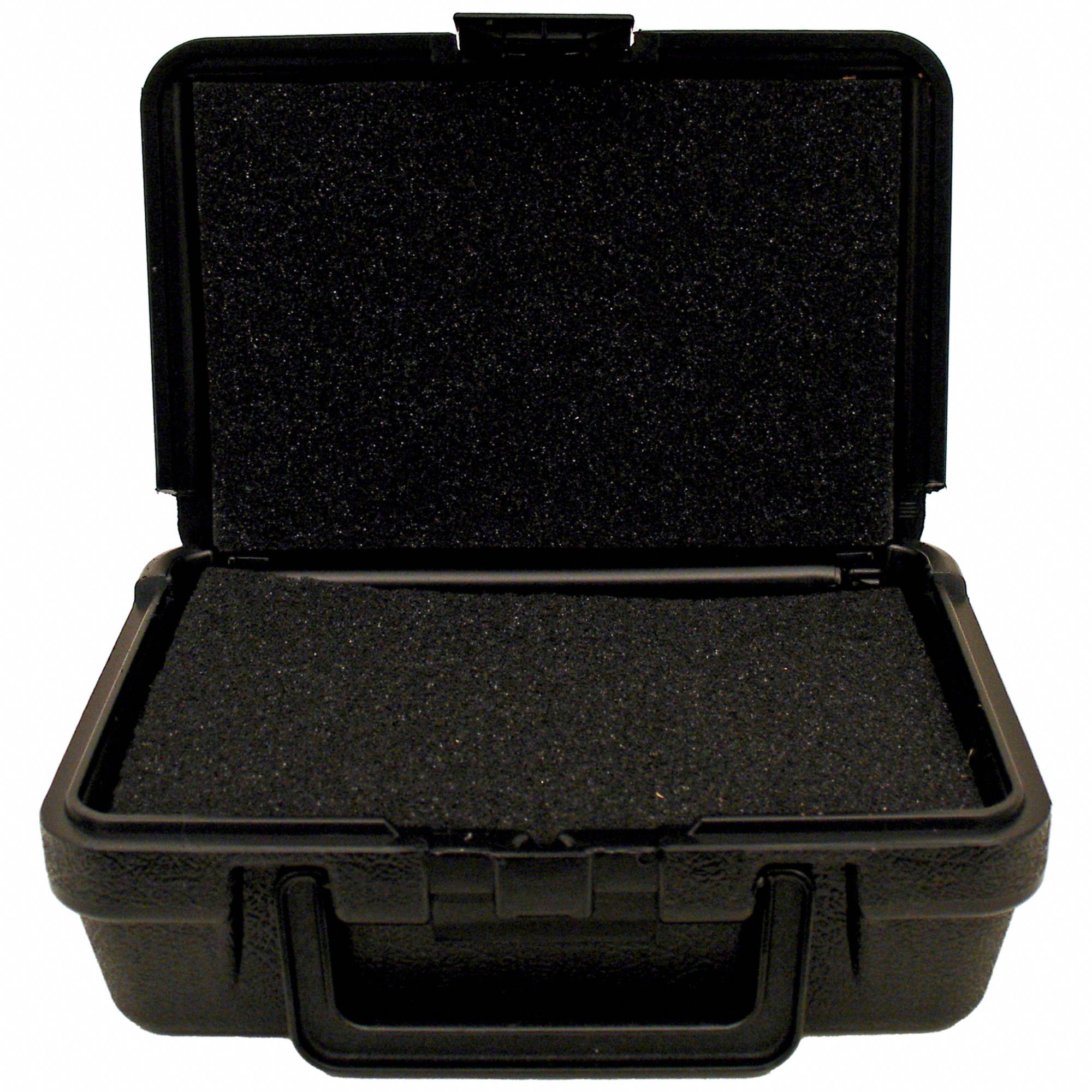Protective Case: 5 in x 7 1/2 in x 2 3/4 in Inside, Pick and Pluck/Solid, Black, Stationary