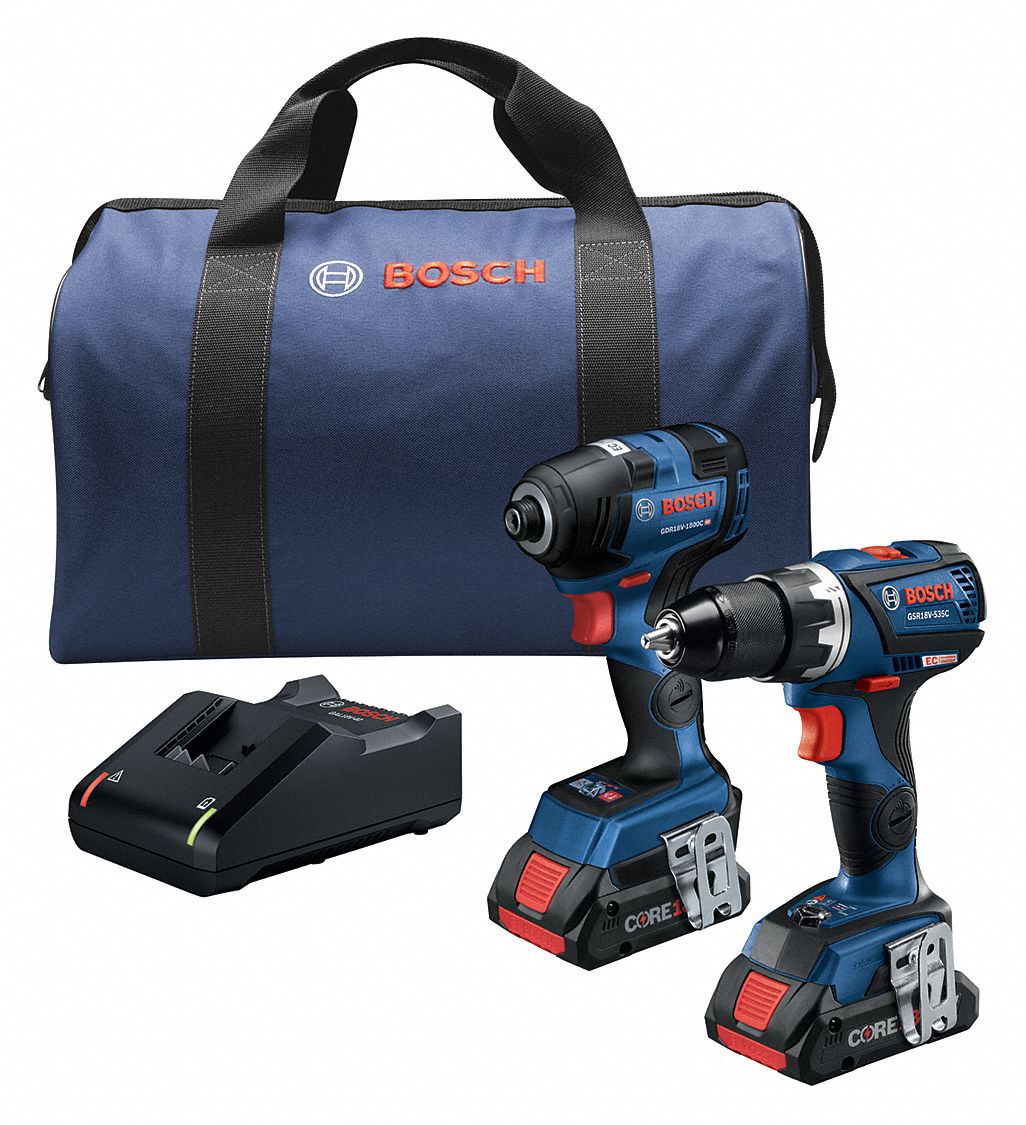 BOSCH GXL, Cordless Combination Kit, 18V DC Voltage, Number of Tools 2 108CF4GXL18V238B25