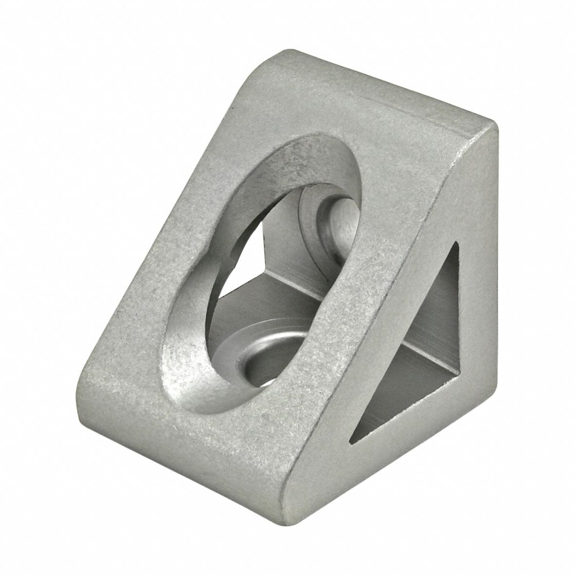 T-SlotFrmingConnectr Alum Slvr 30mm 30mm