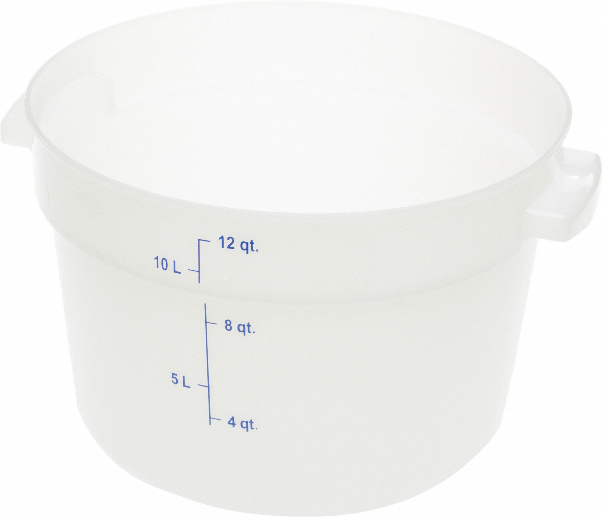 Food Storage Container Color White 12 qt