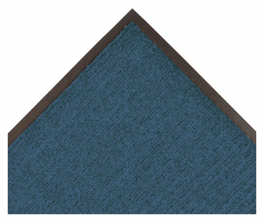 ENTRANCE MAT,BLUE,6 FT L,4 FT W