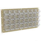 Louvered Panel,35-3/4x5/16x19 In,Clear