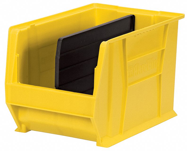 AKROMILS Divider, Black, ESD Conductive No, Overall Height 11 1/8 in