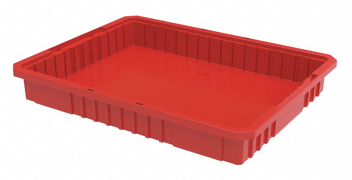 10A118 - D5442 Divider Box 22-1/2x17-3/8x3-1/8 In Red