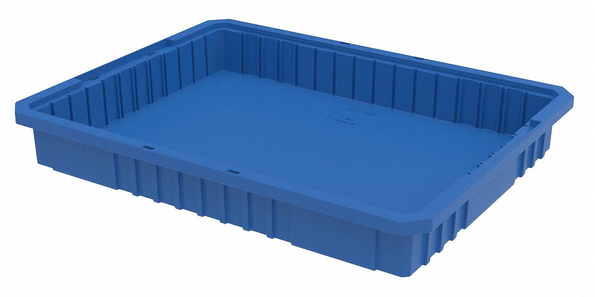 10A119 - D5442 Divider Box 22-1/2x17-3/8x3-1/8 In Blue