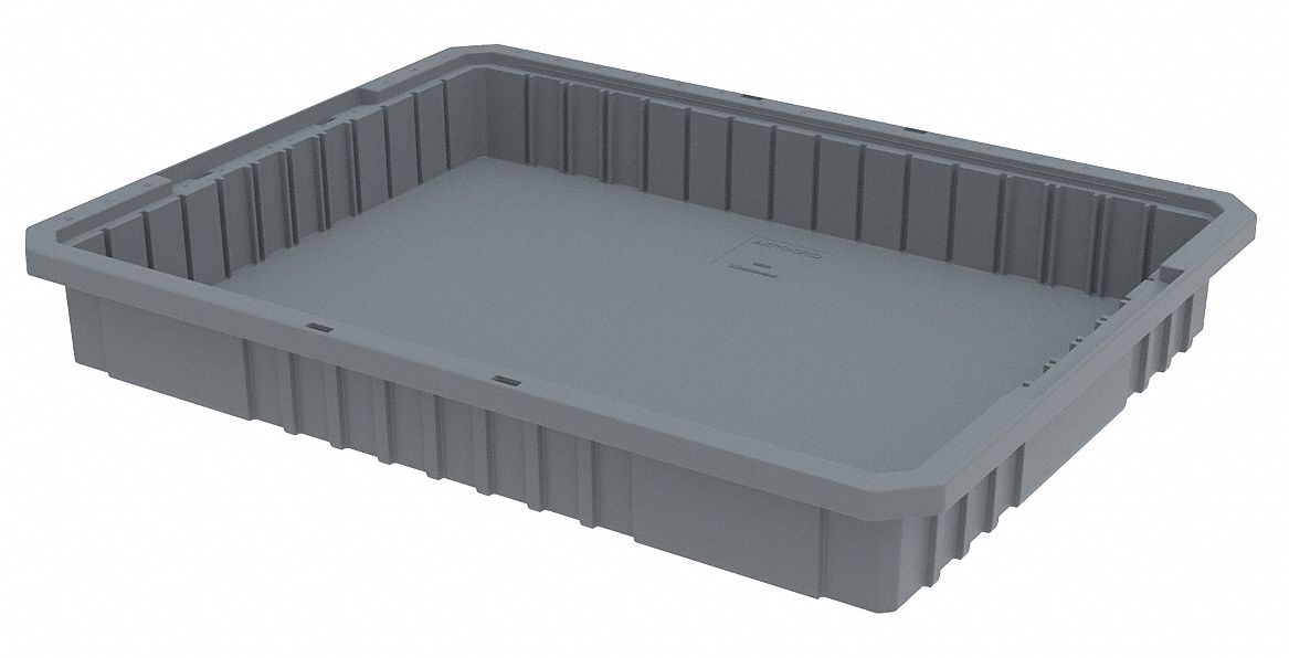 10A120 - D5442 Divider Box 22-1/2x17-3/8x3-1/8 In Gray
