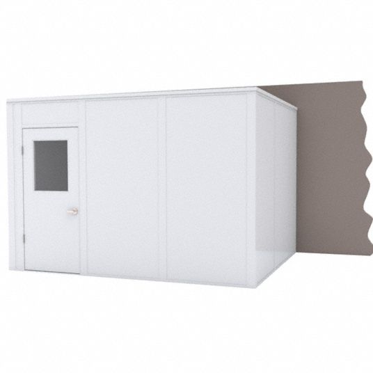 Porta-king, 12 Ft X 10 Ft X 8 Ft, 3 Walls, Modular In-plant Office 