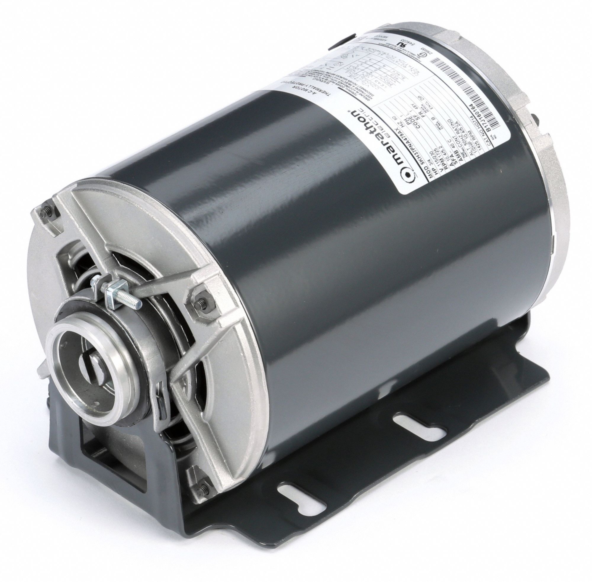 Carbonator Pump Motor: 48Y Frame Size, Cradle Base, 115/230V AC, 3/4 hp, 1, 725 RPM