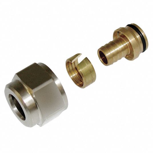 WATTS RADIANT Brass, Stainless Steel PEX Compression Adapter, PEX x