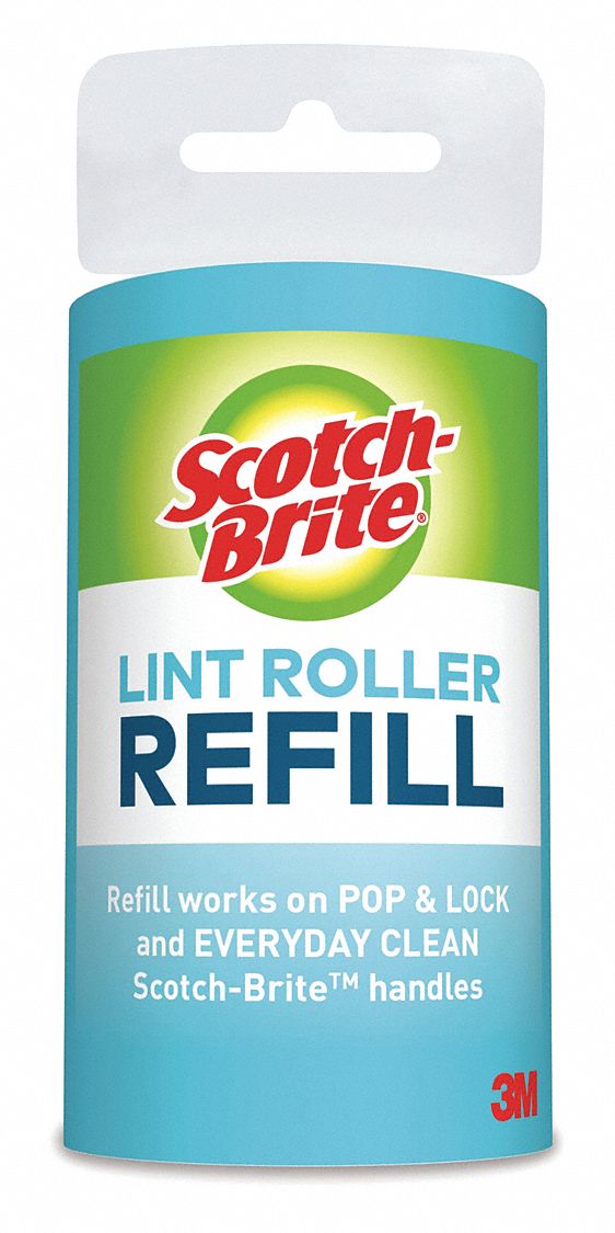 SCOTCH 836FRS-56 Lint Roller Refill,White,PK12 
