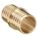 REDUCING COUPLING: BRASS, BARBED X BARBED, FOR 1 IN X ¾ IN TUBE ID, 1½ IN OVERALL LG