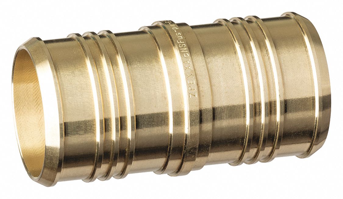 ZURN PEX Low Lead Brass Coupling, PEX Connection Type, 2 in PEX Size ...