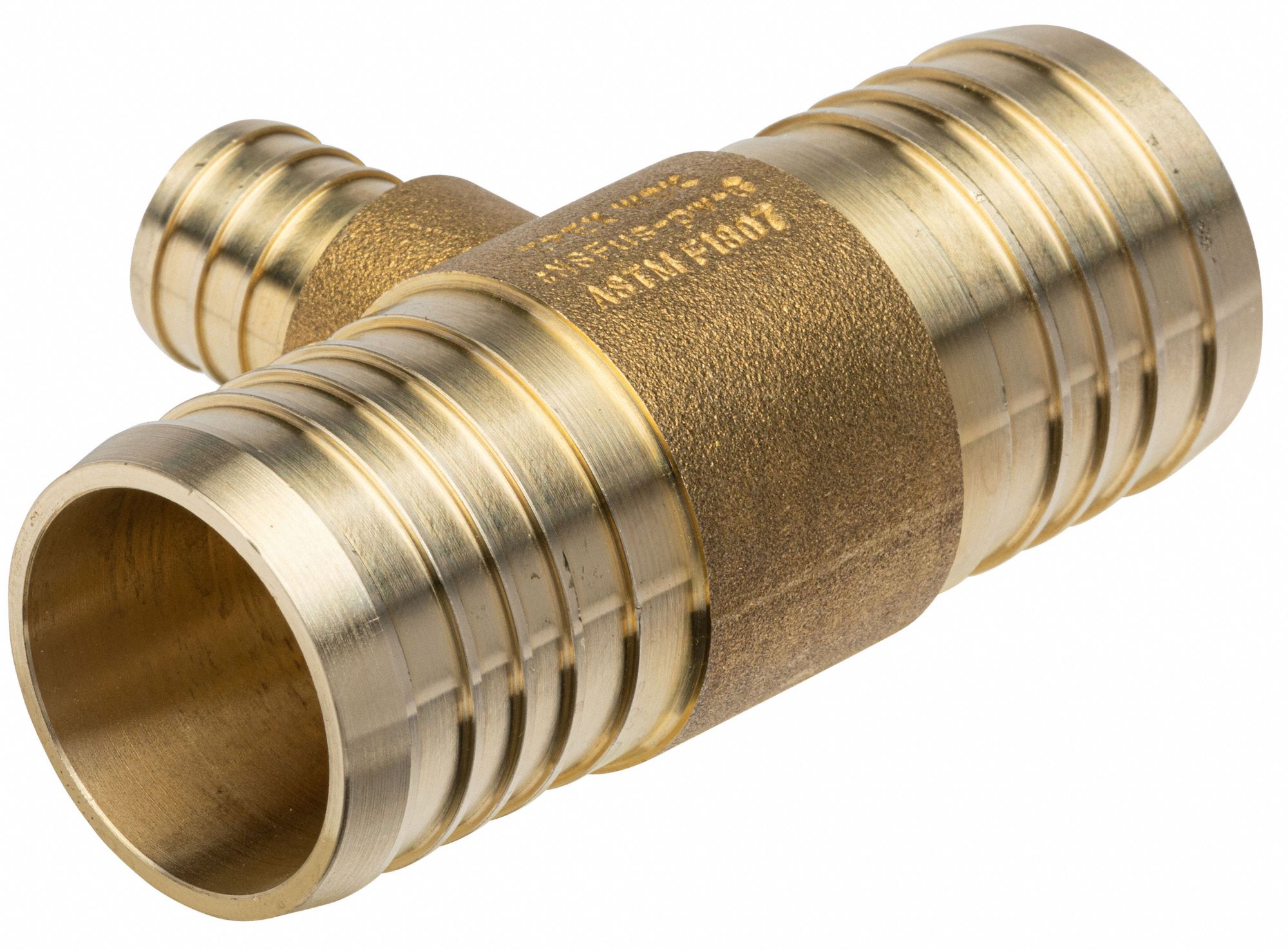 ZURN PEX Low Lead Brass Reducing Tee, PEX Connection Type, 1 1/2 in x 1