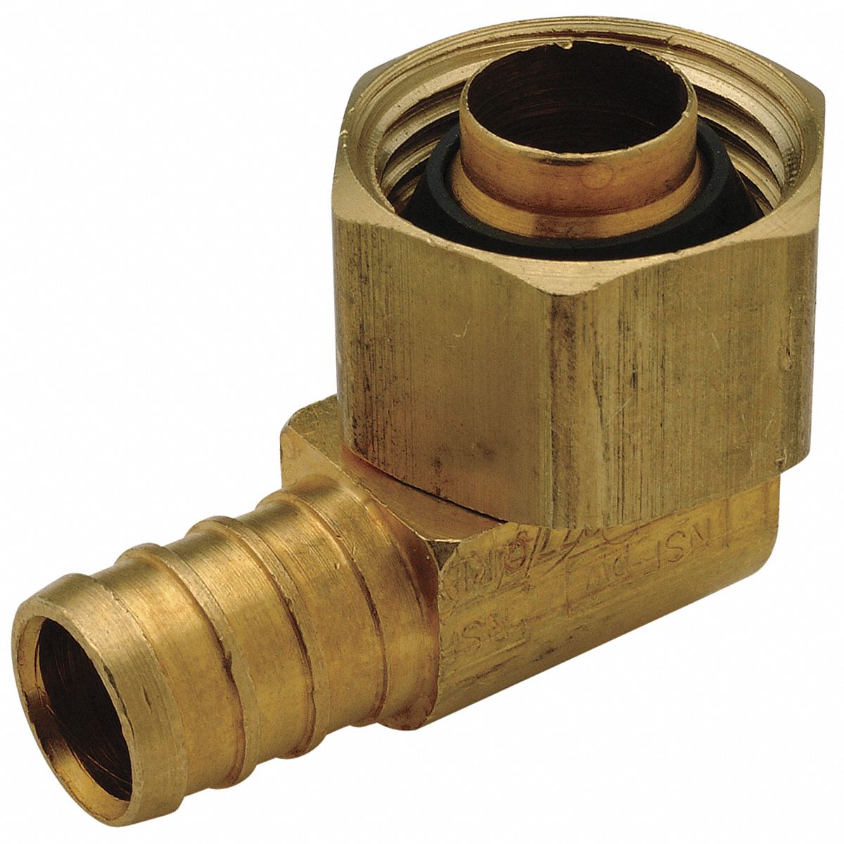 Zurn Pex Elbow 90 Degrees Brass Barbed X Swivel Fnpt For 12 In Tube Id 12 In Pipe Size 3015