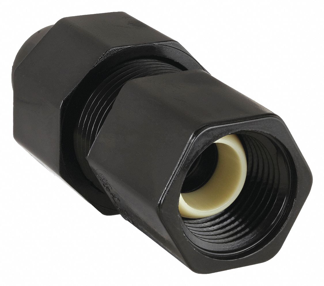 PEX AND PIPE ADAPTER: POLYMER, COMPRESSION X FPT, ½ IN X ½ IN PIPE SIZE, 2 7/8 IN L