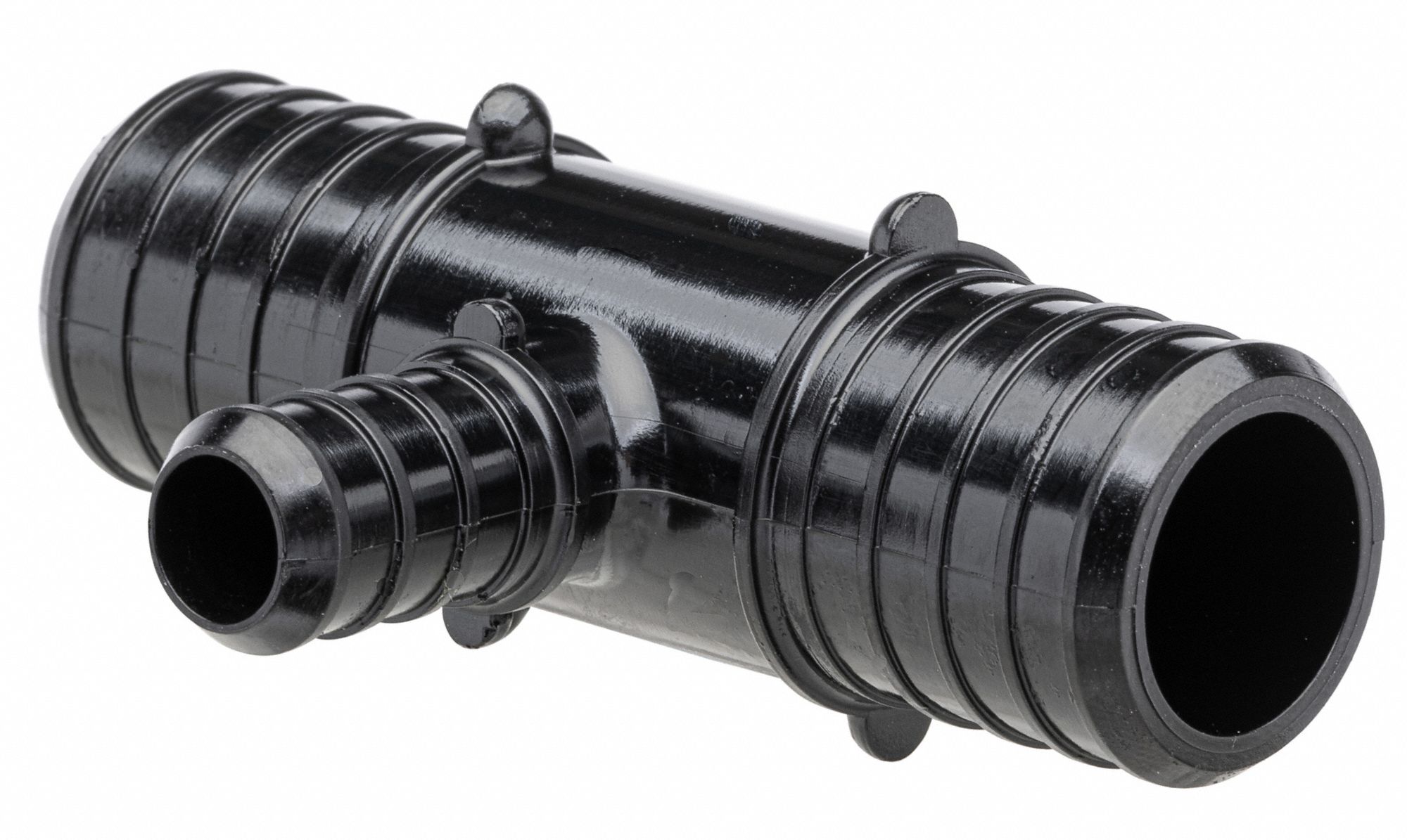 ZURN PEX Tee Polymer, Barbed x Barbed x Barbed, For 1/2 in x 1 in x 1