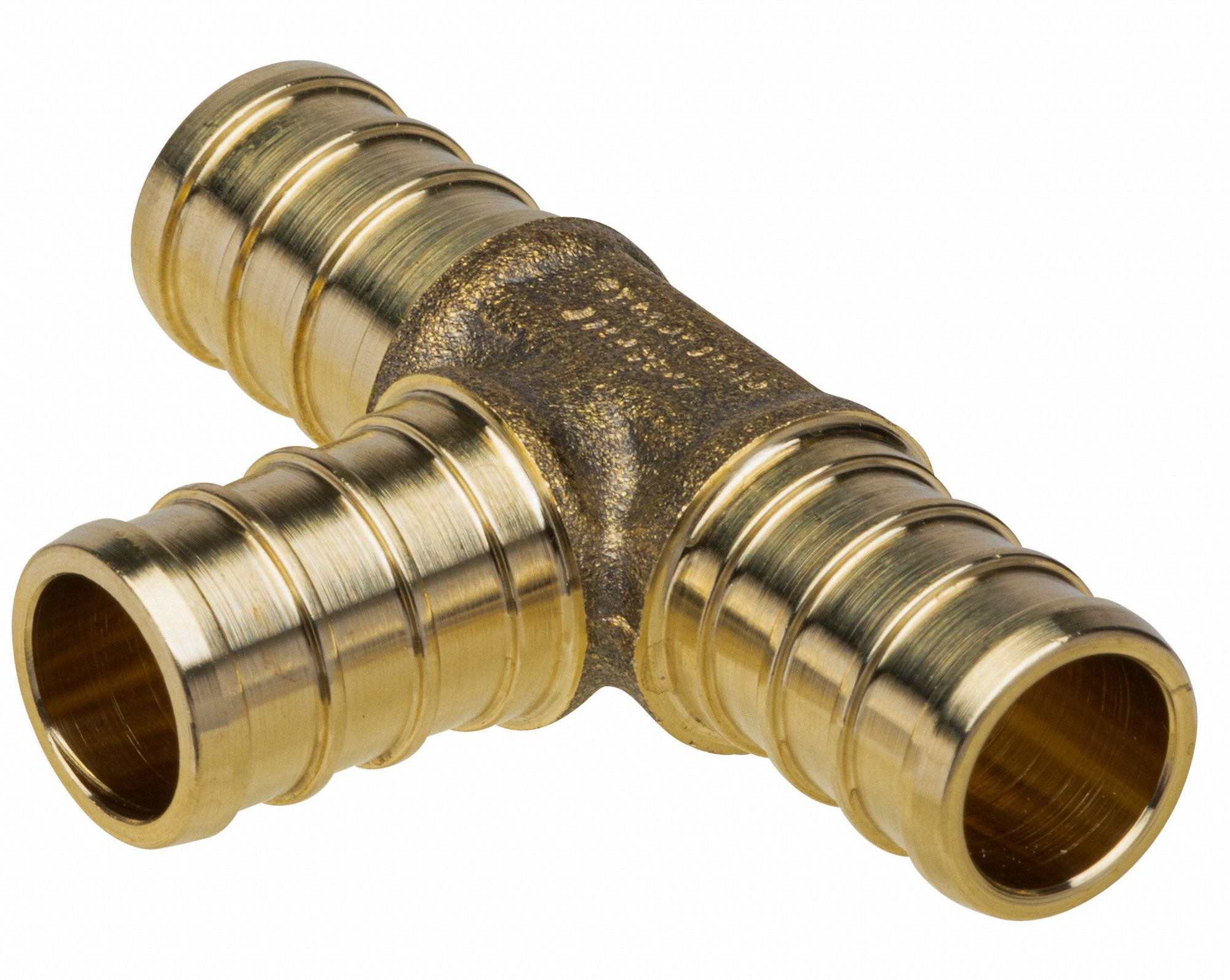 ZURN PEX Low Lead Brass Tee, PEX Connection Type, 1/2 in PEX Size
